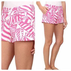Lilly Pulitzer pink and white shorts